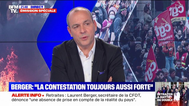 Laurent Berger : Il faut faire la lumière sur ces dérapages à propos de certains comportements des forces de l'ordre