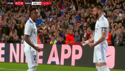 Karim Benzema Goal - Barcelona vs Real Madrid 0-2  05/04/2023