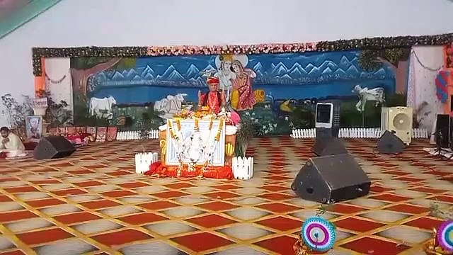 भागवत कथा : कृष्ण रुक्म​णि विवाह प्रसंग सुन भाव विभोर हुए श्रद्धालु