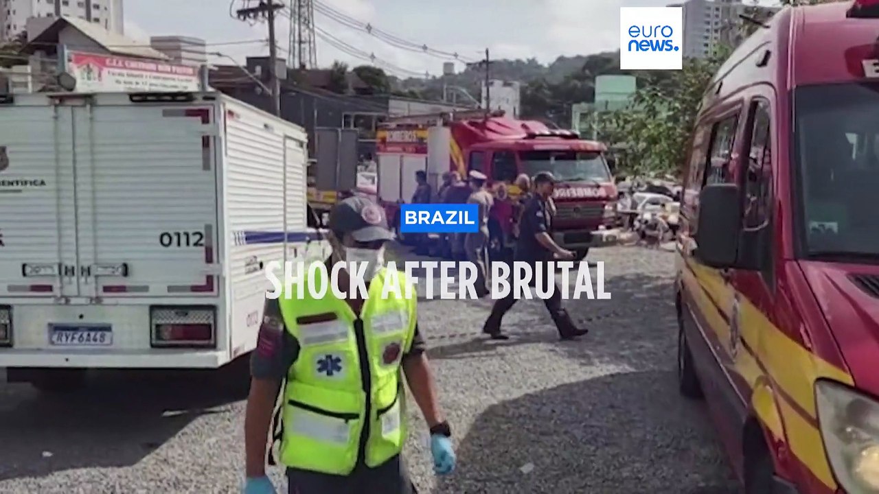 Brazil in shock after man kills four children with hatchet at daycare centre