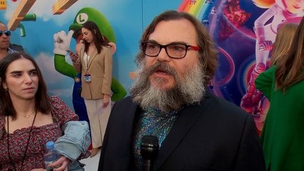 Jack Black Mario Bros World Premiere