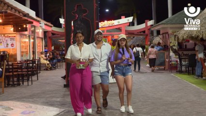 Puerto Salvador Allende un atractivo turístico nocturno de Managua