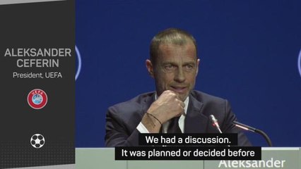 Ceferin confirms Belarus will no-longer host 2025 tournament