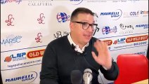 Libertas-Pielle 72-56, coach Andreazza (video di Francesco Ingardia)