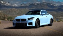 BMW M2 2023 (G87) en Zandvoort Blue, Launch Control, Extérieur et Intérieur