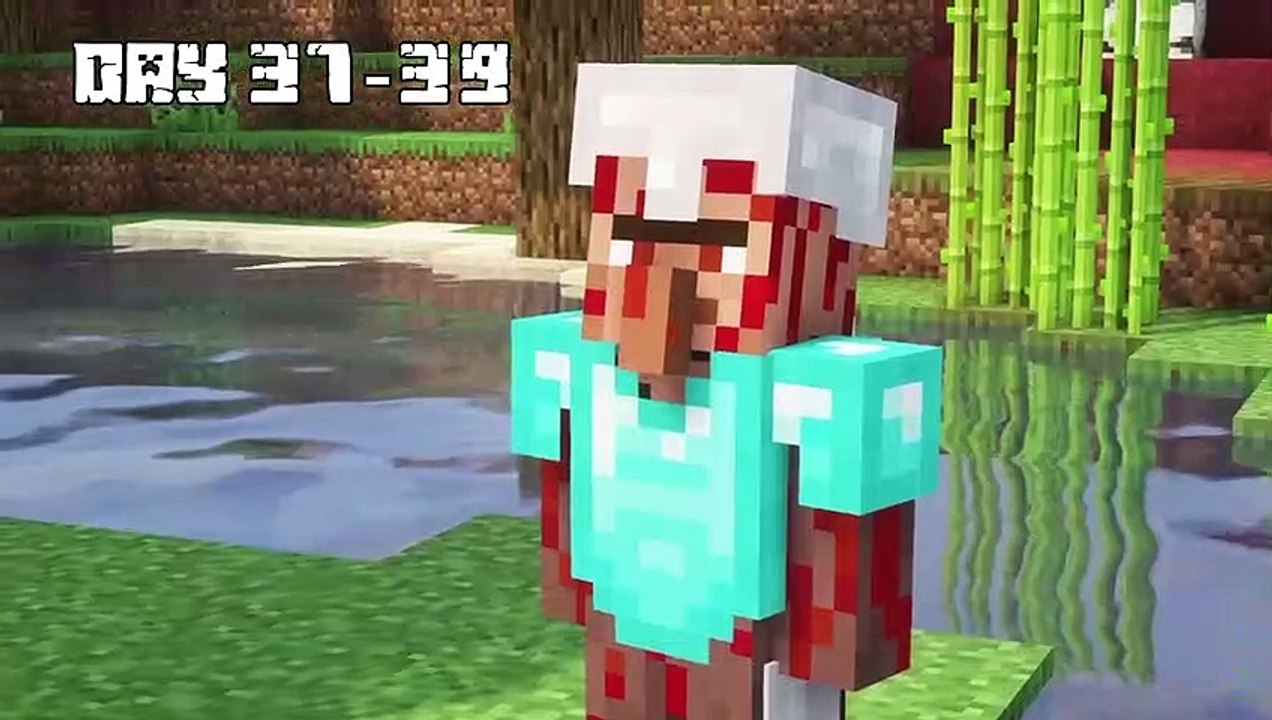 I Survived 100 DAYS as a BLOOD VILLAGER in HARDCORE Minecraft!