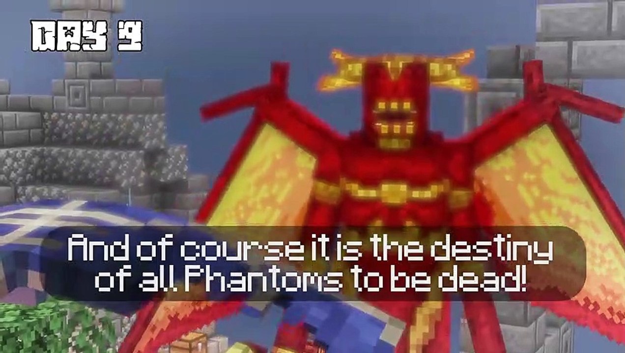 I Survived 100 DAYS as a PHANTOM in HARDCORE Minecraft!