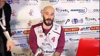 Libertas-Pielle 72-56, parla Francesco Fratto (video di Francesco Ingardia)