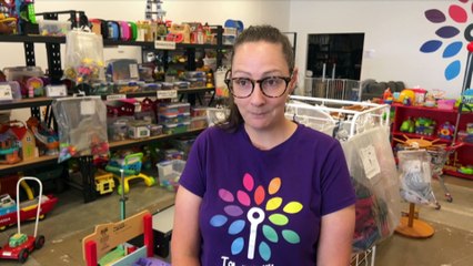 Families are saving thousands of dollars a year by borrowing toys for their children.