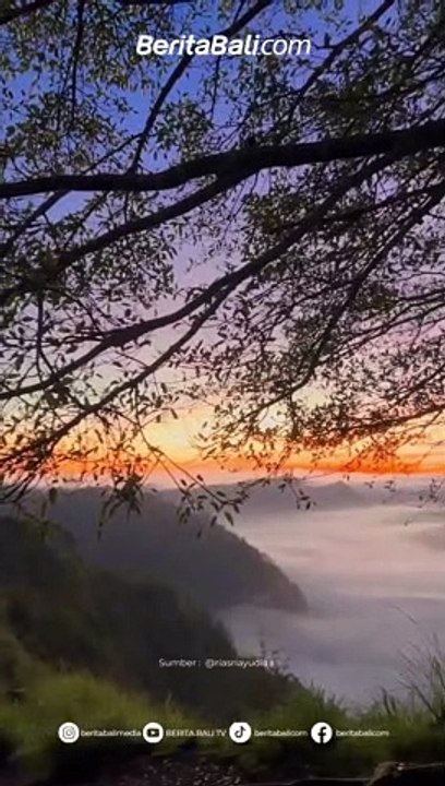 Indahnya Pemandangan di Atas Awan, Pagi Semeton.