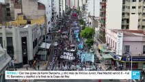 Protestas en Argentina contra la pobreza, la inflación y el acuerdo con el FMI