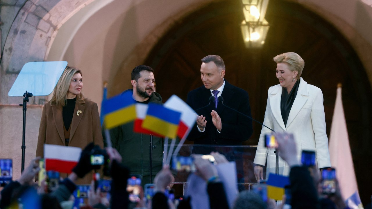 Viaje inesperado: Volodímir Zelenski visitó Polonia