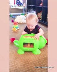 Funny Baby Reacts to Toys - Funny Baby Reaction