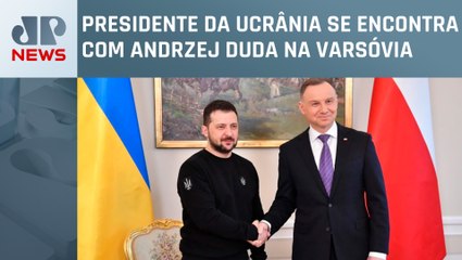 Zelensky chega à Polônia para primeira visita oficial