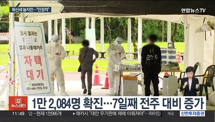 7일째 전주 대비 증가…동절기 추가접종 내일 종료