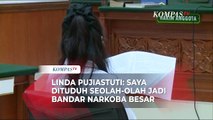 Tangis Linda Bacakan Pleidoi, Merasa Dituduh Sebagai Bandar Narkoba Besar oleh Teddy Minahasa