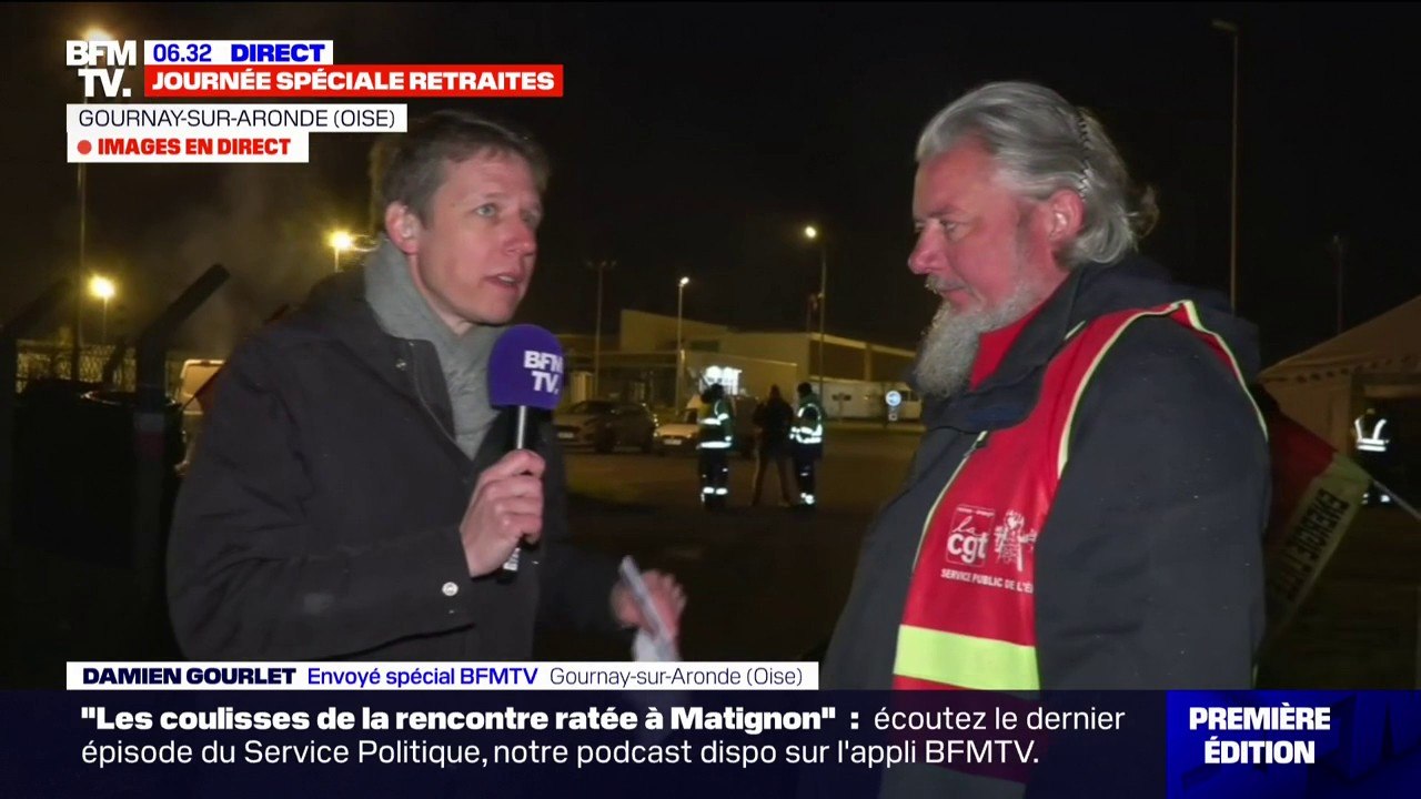 Retraites: 33e jour de grève sur le site gazier de Gournay-sur-Aronde, dans l'Oise