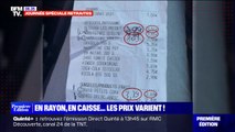 Dans les supermarchés, des clients constatent des écarts entre le prix affiché en rayon et celui sur leur ticket de caisse