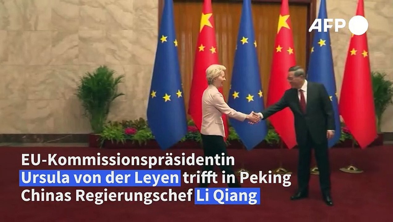 Von der Leyen und Macron zu Besuch in China - Gespräche über Ukraine