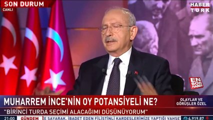 Kemal Kılıçdaroğlu: Muharrem İnce'ye teklif yapıldı