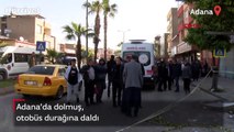 Adana'da dolmuş, otobüs durağına daldı! Ölü ve yaralı var