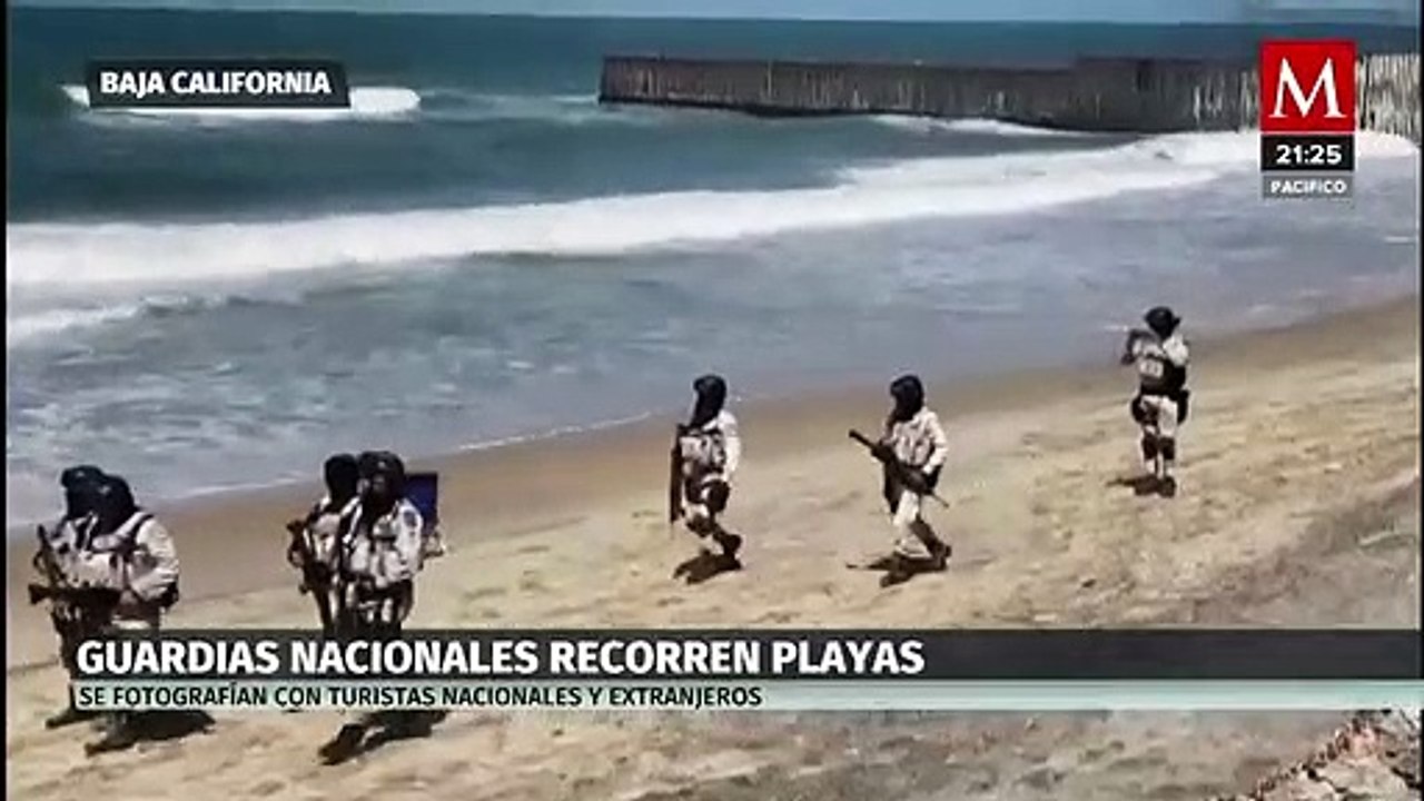 Turistas llegan a playas de Tijuana pese a restricción de acceso por contaminación