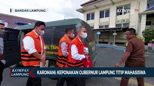 Sidang Lanjutan Kasus Suap dalam Penerimaan Mahasiswa Baru Jalur Mandiri Universitas Lampung