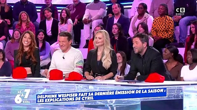 Delphine Wespiser recadrée par Cyril Hanouna pour sa dernière dans TPMP