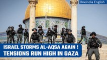 Israeli Forces again storm Al-Aqsa mosque compound | Oneindia News