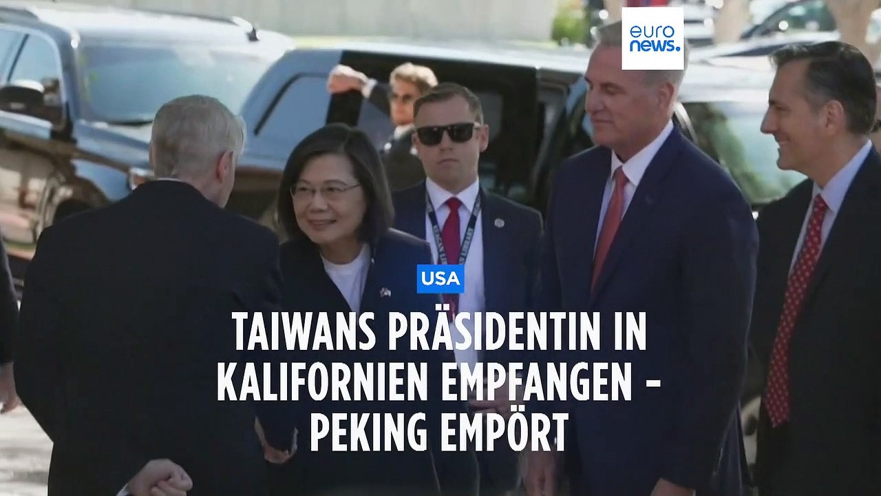 Erbost über Kalifornienbesuch: China verlegt Kriegsschiffe in die Nähe von Taiwan
