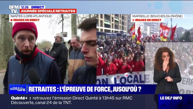 Je viendrai tant qu'il y aura des manifs : à Nantes, les manifestants contre la réforme des retraites toujours aussi déterminés