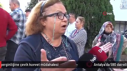 Antalya'da 590 dairelik sitede karot gerginliğine çevik kuvvet müdahalesi