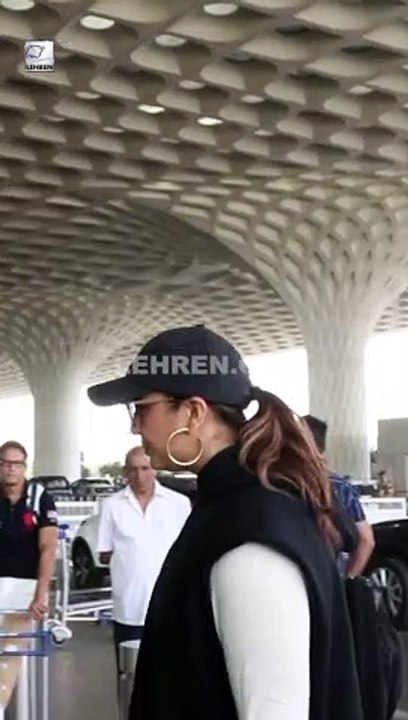 Huma Qureshi  एयरपोर्ट पर इस लुक में आईं नजर