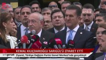 Kemal Kılıçdaroğlu ile Mustafa Sarıgül görüşme sonrası açıklamalarda bulundu