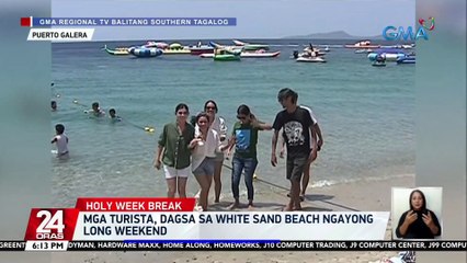 Ilang residente, sinamantala ang dagsa ng mga turista para kumita | 24 Oras