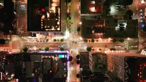 Fly Through Downtown Los Angeles at Night _ 4K Drone Video (Wilshire_ US Bank_ Crypto.com_ Streets)(360P)