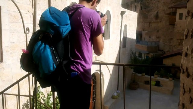 JERUSALEM-THAVOR 2018 holy savvas monastery, the monastery keeps the avato for women