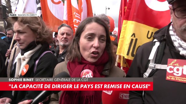 Sophie Binet : «Je ne souhaite pas répondre à CNEWS»