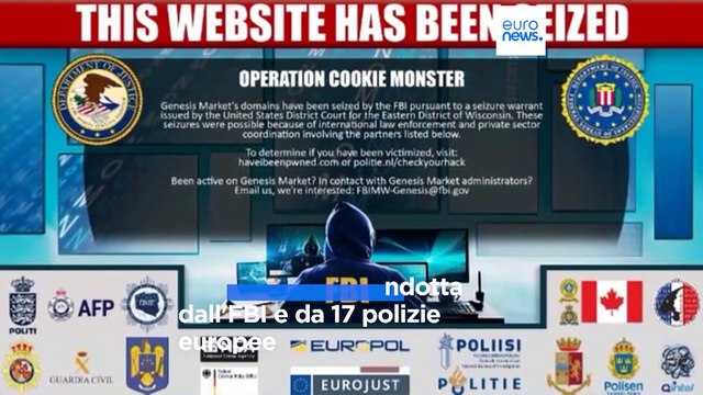 Le polizie di 17 Paesi per Operation Cookie Monster : arrestati 100 ladri di identità digitale