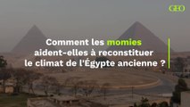 Comment les momies aident-elles à reconstituer  le climat de l'Égypte ancienne ?