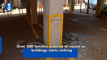 Over 200 families ordered to vacate Thindigua apartments after one starts to sink