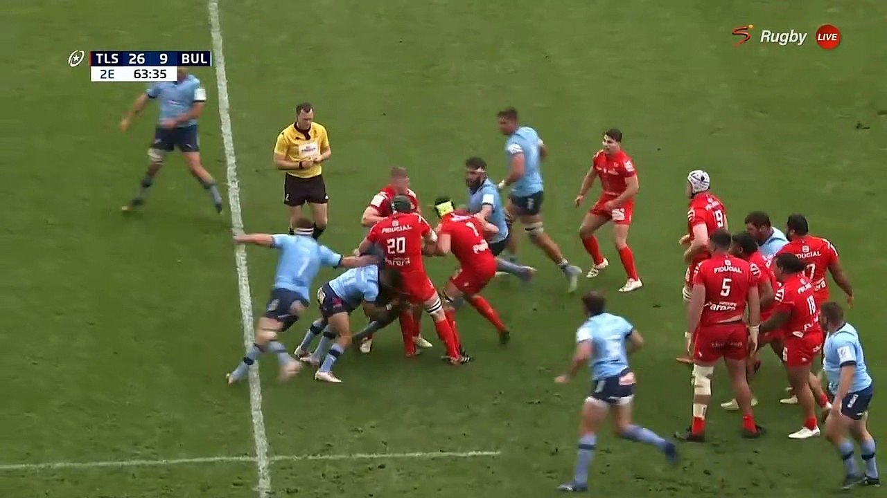 Stade Toulousain v Vodacom Bulls - Thibaud Flament try