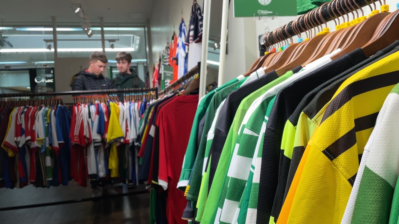 Glasgow vintage pop ups and why classic football tops are a