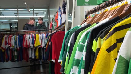 Glasgow vintage pop ups and why classic football tops are becoming a fashion statement