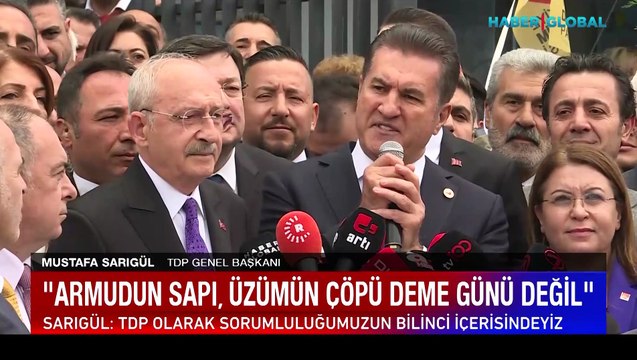 Cumhurbaşkanı adayı Kılıçdaroğlu'ndan TDP Genel Başkanı Sarıgül ve DSP Genel Başkanı Aksakal'a ziyaret
