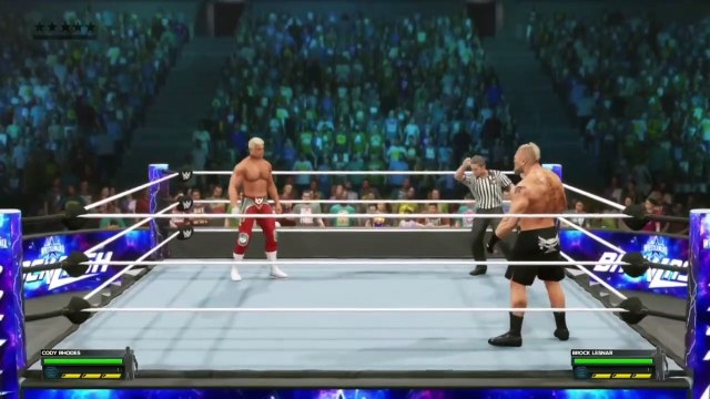 Cody Rhodes Shocks Brock Lesnar With Cross Rhodes