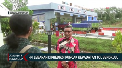 H 1 Lebaran Diprediksi Puncak Kepadatan Tol Bengkulu