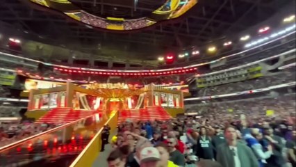 The Bloodline leaving Wrestlemania 39 went off air!!