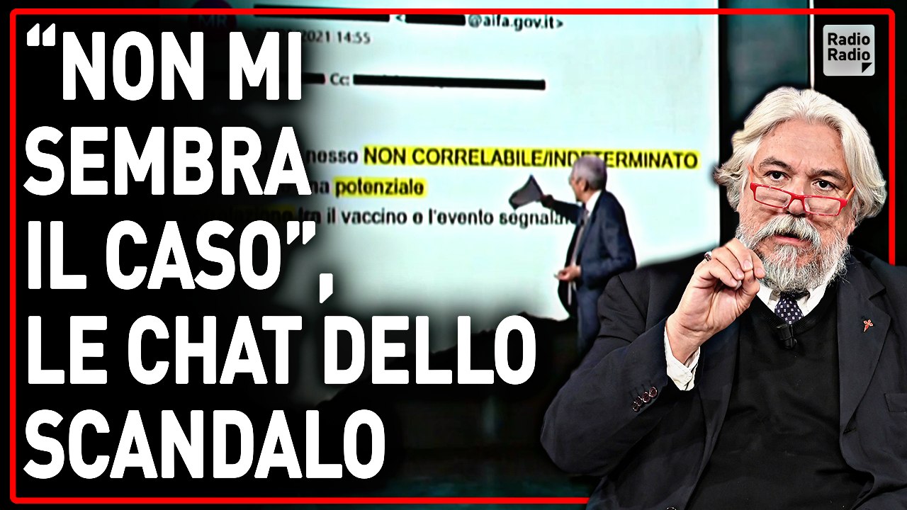 Meluzzi e Frajese commentano le ultime allarmanti chat AIFA ▷ "Ci hanno mentito su tutto il resto"