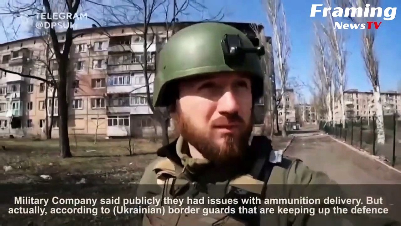Pasukan penjaga perbatasan Ukraina merilis video mempertahankan Bakhmut